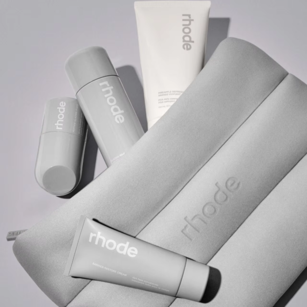 Rhode Lemontini Travel Beauty Pouch